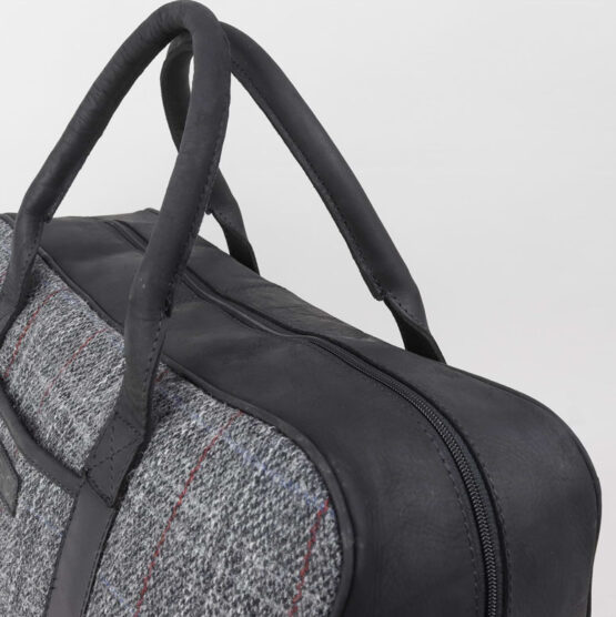 Grey Harris Tweed Holdall - Afbeelding 6