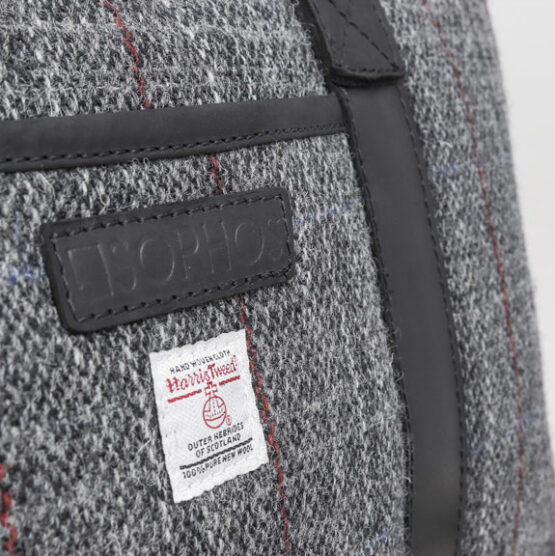 Grey Harris Tweed Holdall - Afbeelding 8