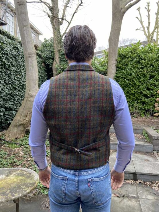 DF Harris Tweed Waistcoat 650 - Afbeelding 3