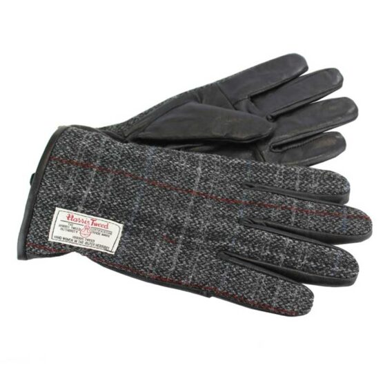 Harris Tweed Handschoenen, Grey