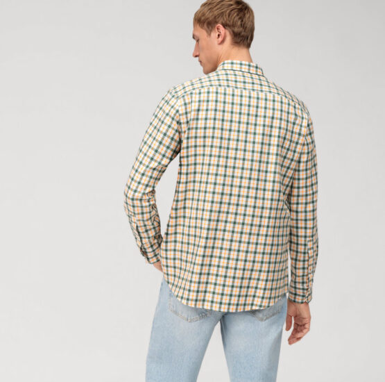 OLYMP Casual Flannel Groene Ruit - Afbeelding 3