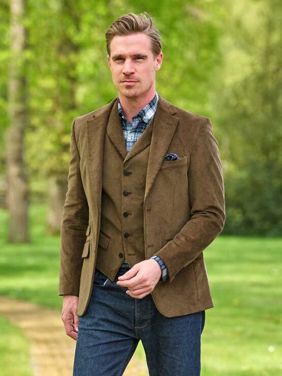 Harris Tweed jacket, Corduroy mud