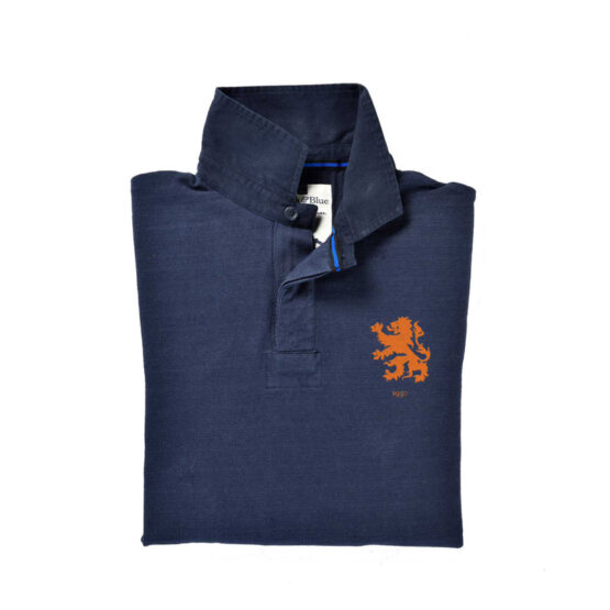 Netherlands 1930 Rugby Shirt – Navy - Afbeelding 2