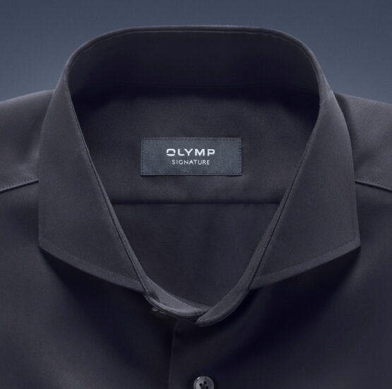 OLYMP SIGNATURE, tailored fit, SIGNATURE Cutaway, Zwart - Afbeelding 2