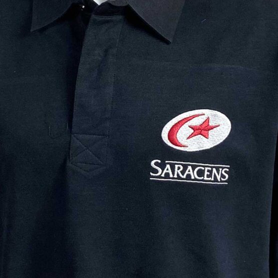 Saracens Rugby Union Shirt 1999 - Afbeelding 2