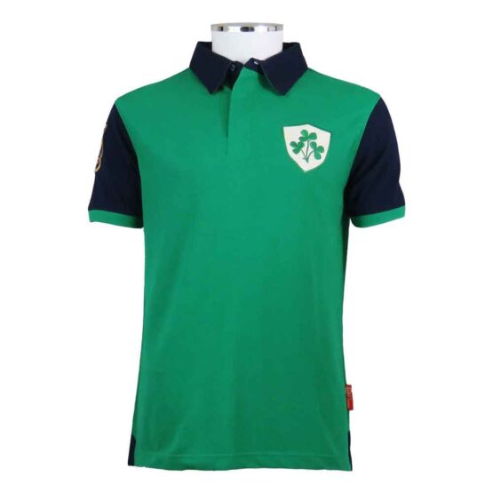 Retro Ireland Rugby Shirt Polo