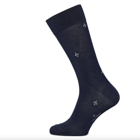 Sokken Navy Fleur  de Lis