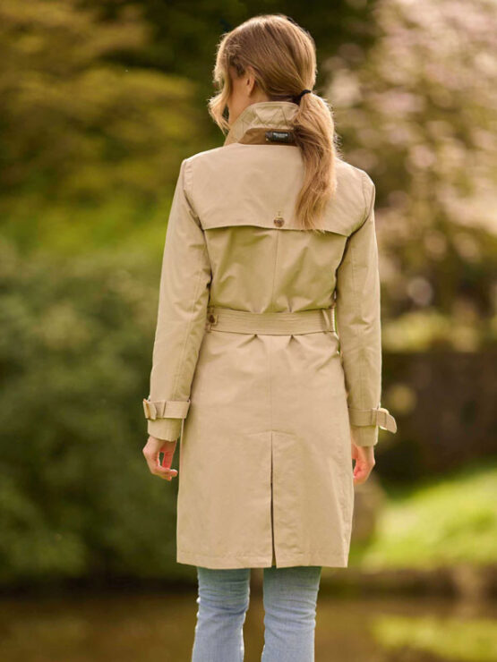 Wellington Damen Trenchcoat Beige - Afbeelding 2