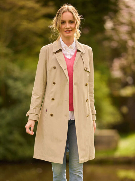 Wellington Damen Trenchcoat Beige