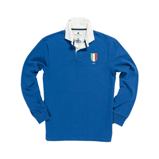 Italy 1929 Rugby Shirt – Royal/White