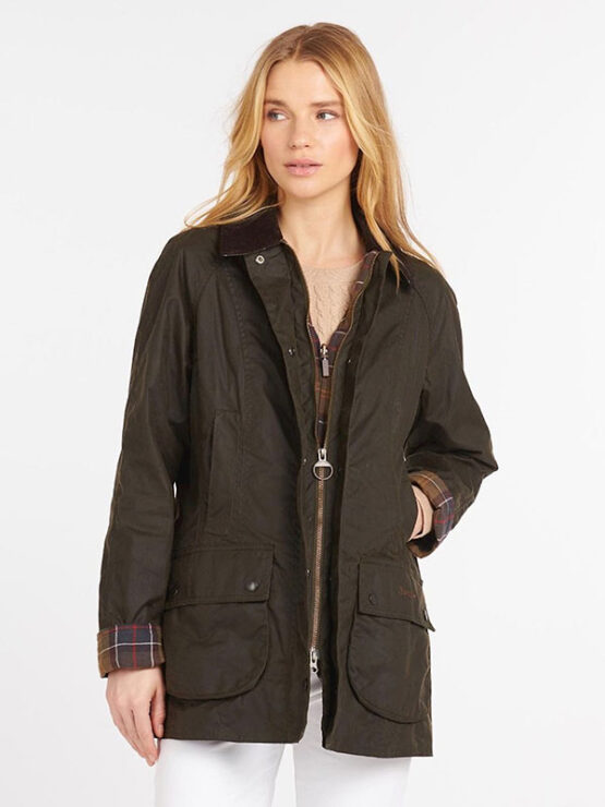 Barbour Classic Beadnell Wax Jacket Olive