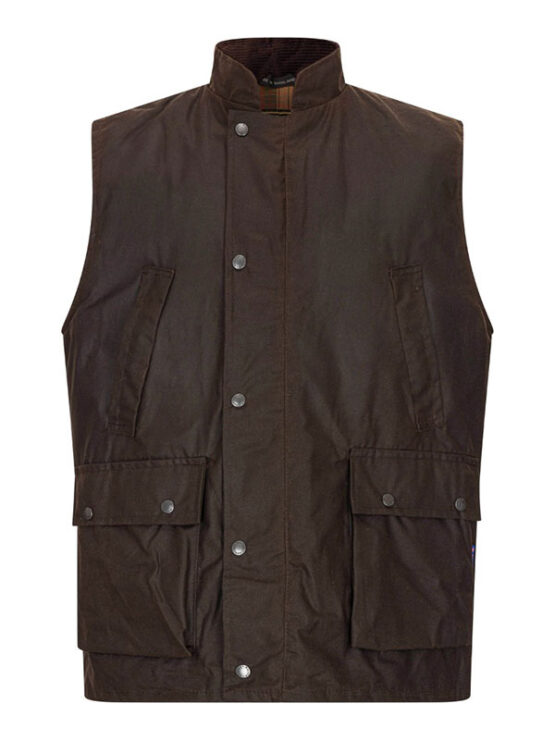 Wax Bodywarmer Brown - Afbeelding 2