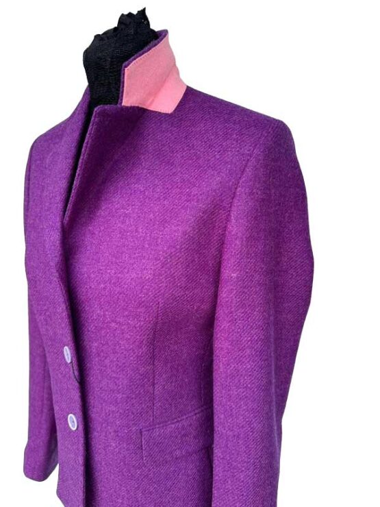 Tweed Jacket Becca Purple - Afbeelding 2