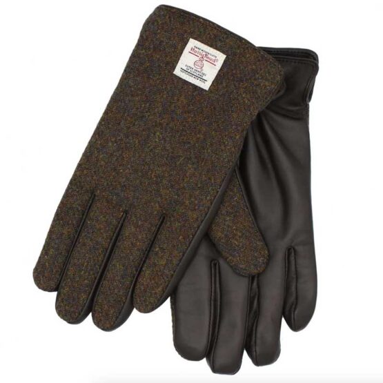 Harris Tweed Handschoenen, Brown Mix