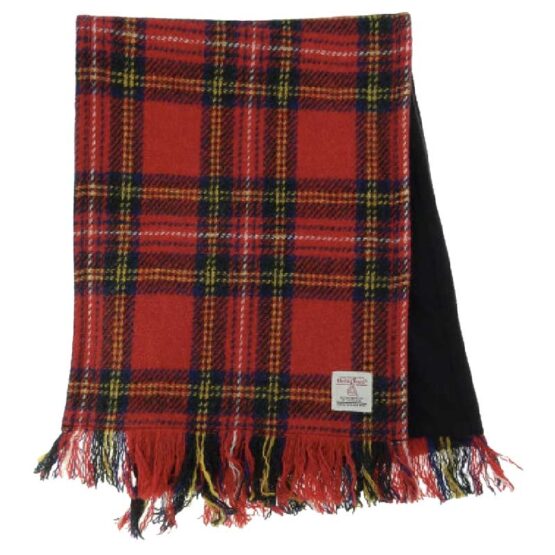 Harris Tweed Scarf in Royal Stewart Tartan