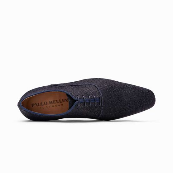 Paulo Bellini veterschoen Perugia Leather Blue - Afbeelding 4