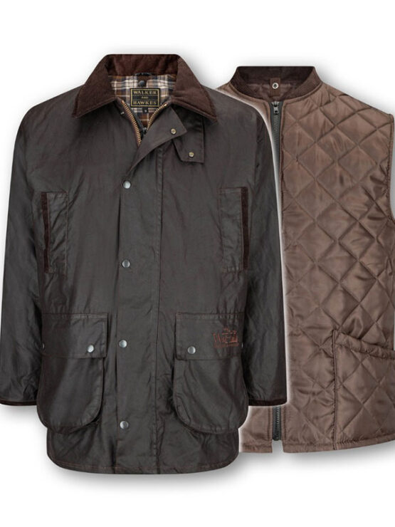 Wax Coat 3-in-1 Jacket Brown - Afbeelding 4