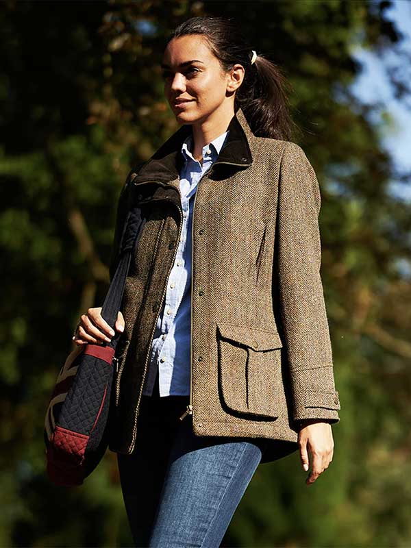 Wellington__Harris_Tweed_damesjas_Fieldcoat_in_670