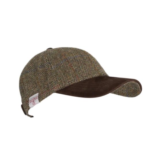 Harris Tweed Cap, Light Green 630