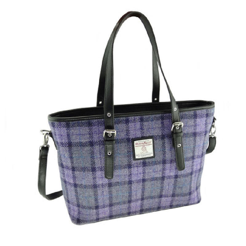 Harris_Tweed__Spey__Tote_Bag_in_Bold_Purple_Check