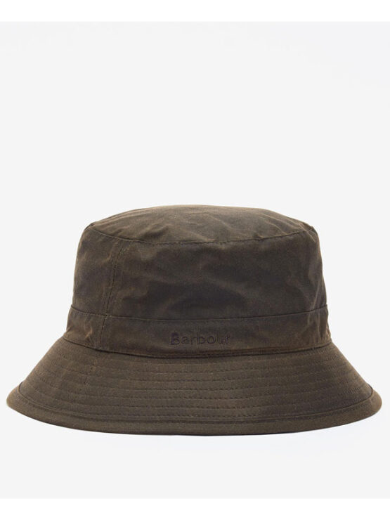 Barbour Wax Sports Hat Olive - Afbeelding 2