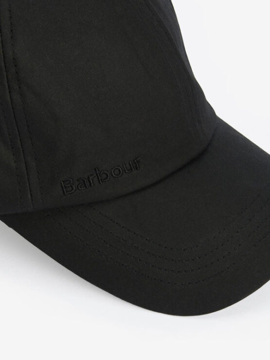 Barbour Wax Sports Cap Black - Afbeelding 5