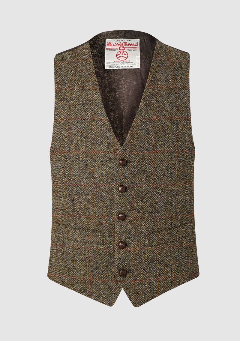 Harris_Tweed_Vestje__Iain_Waistcoat___Brown Harris_Tweed_Vestje__Iain_Waistcoat___Brown