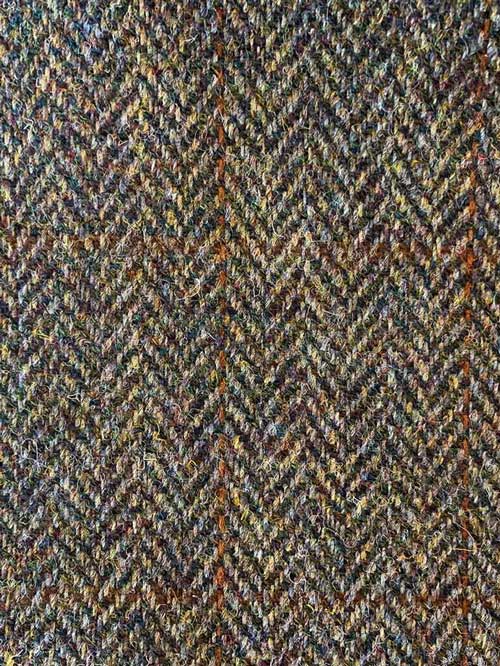 Harris Tweed Overjas Barney In Evergreen - Afbeelding 4