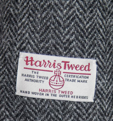 Harris Tweed Overjas, Chelsea Overcoat - Charcoal - Afbeelding 5