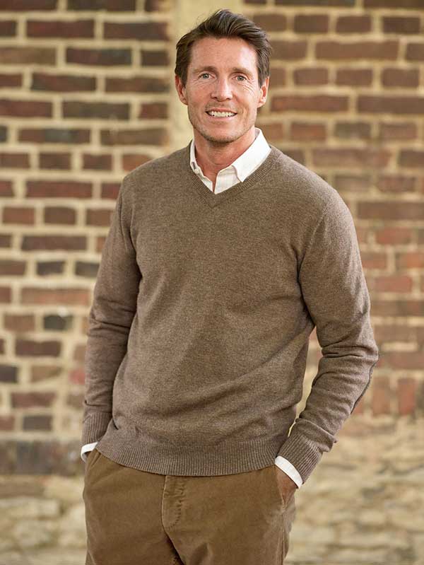 Pullover_lambswool_met_Harris_Tweed_details_Nutmeg Pullover_lambswool_met_Harris_Tweed_details_Nutmeg