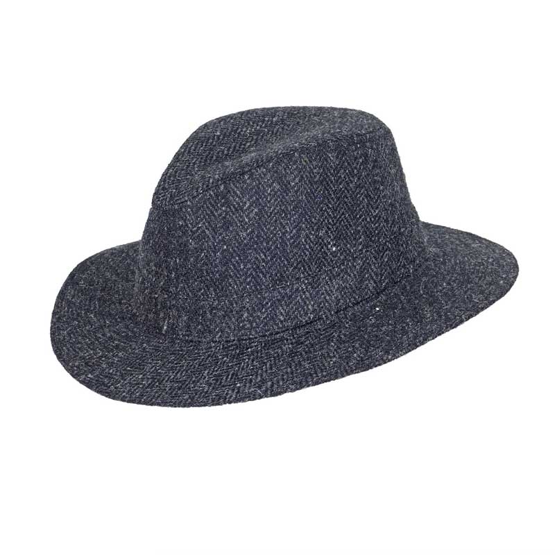 Denholm_Harris_Tweed_Fedora_Hat_ Denholm_Harris_Tweed_Fedora_Hat_