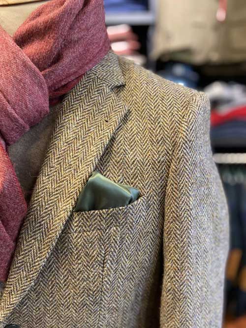 Harris Tweed Jacket London In Country Herringbone - Afbeelding 6
