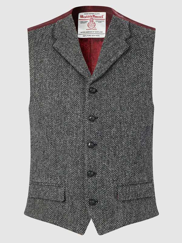 6079Harris_Tweed_Vestje__ANGUS_WAISTCOAT___CHARCOAL 6079Harris_Tweed_Vestje__ANGUS_WAISTCOAT___CHARCOAL