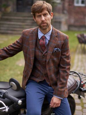 Harris Tweed Jacket London In Lord's Overcheck