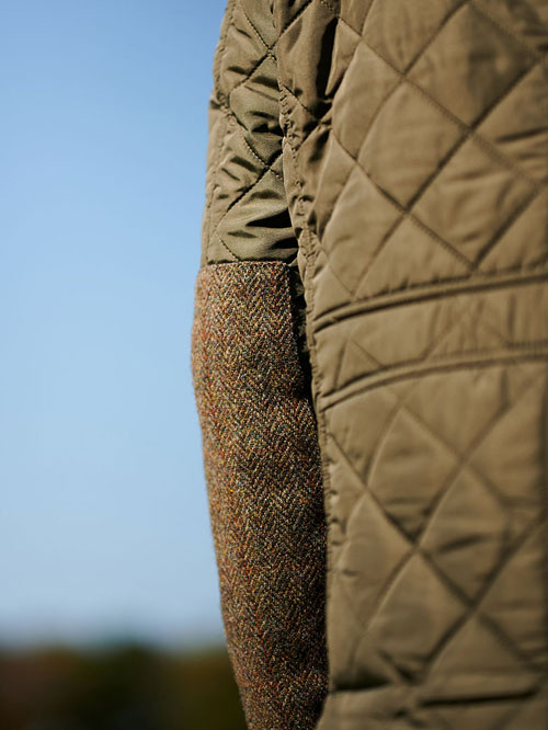 Wellington Stepp Jack Met Harris Tweed Details Groen - Afbeelding 3