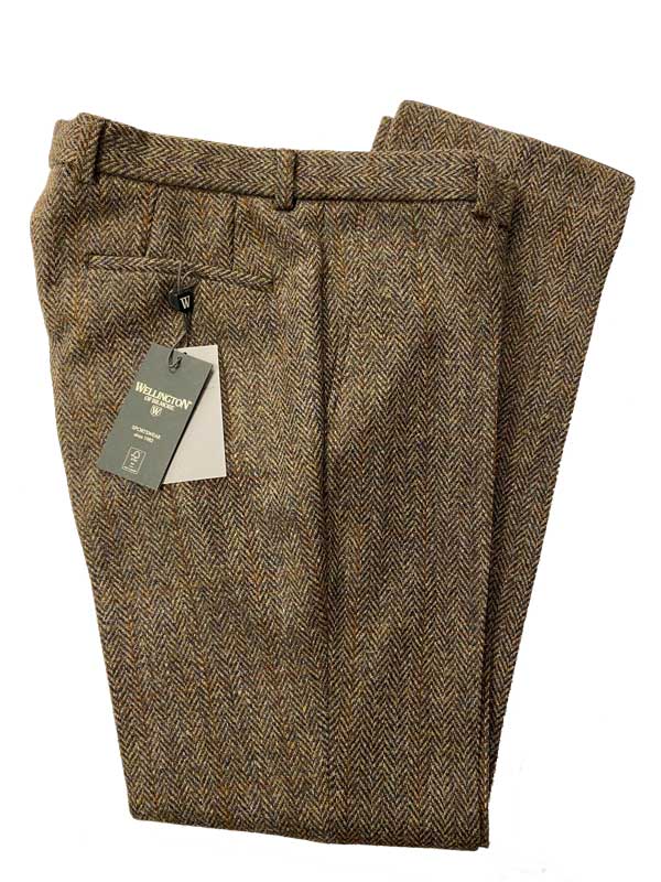 Harris Tweed Pantalon Mr Miller Evergreen - Afbeelding 3