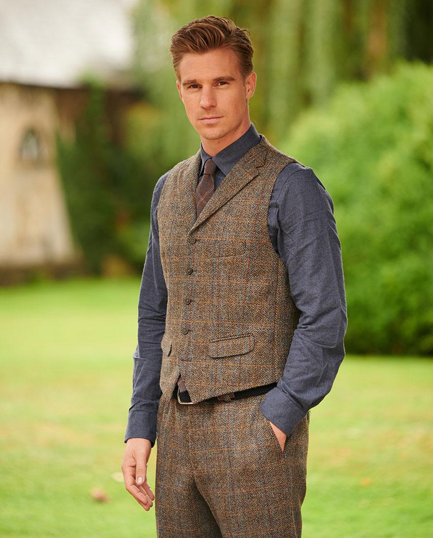 Harris_Tweed_Vestje_met_Revers__631 Harris_Tweed_Vestje_met_Revers__631