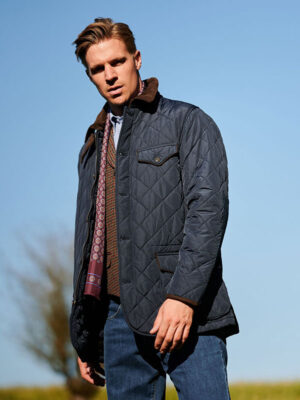 Wellington Stepp Jack Met Harris Tweed Details Navy