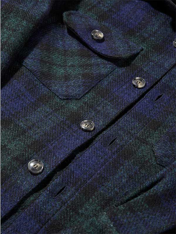 Harris Tweed Jack Overshirt - Blackwatch - Afbeelding 3