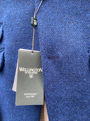 Harris Tweed Jacket Blue Twill 607 - Afbeelding 4