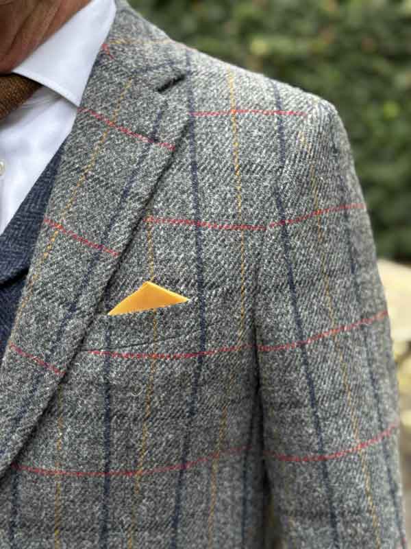 Harris Tweed Jacket London In Anthra Check - Afbeelding 4