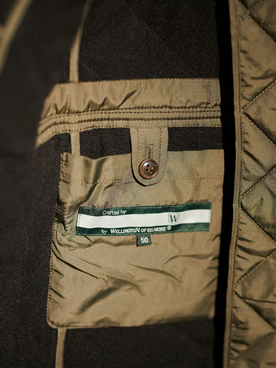 Wellington Stepp Jack Met Harris Tweed Details Groen - Afbeelding 4