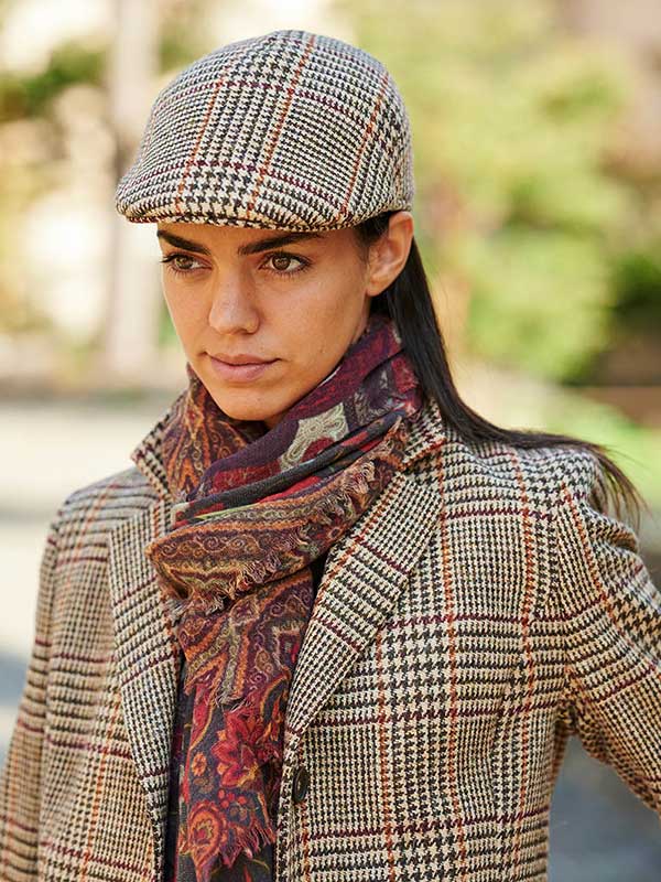 Harris Tweed Damesjas Emilia In Scottish Check - Afbeelding 3