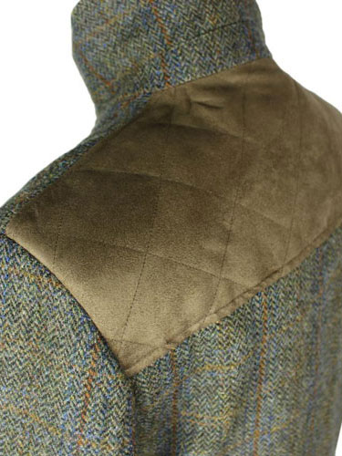 Harris Tweed Field Coat, Boyd Coat - Green Multi - Afbeelding 3