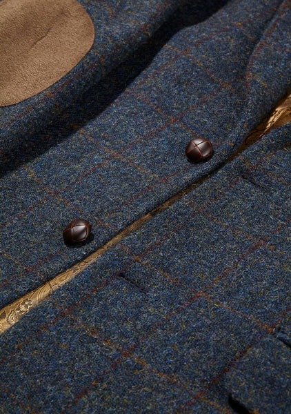 Harris Tweed Colbert, Patrick Jacket - Blue Multi - Afbeelding 3