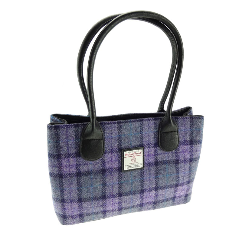 Harris_Tweed__Cassley__Classic_Handbag_in_Bold_Purple_Check Harris_Tweed__Cassley__Classic_Handbag_in_Bold_Purple_Check