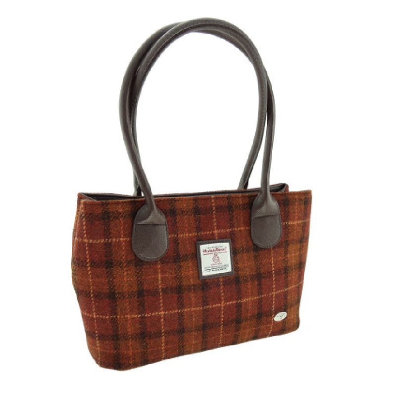 Harris_Tweed__Cassley__Classic_Handbag_in_Rust_with_Orange_Overcheck Harris_Tweed__Cassley__Classic_Handbag_in_Rust_with_Orange_Overcheck