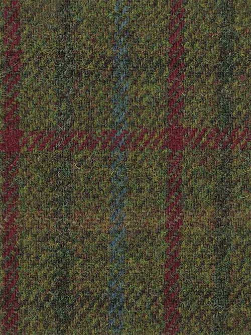 Harris Tweed Dames Jasje Carola In Red-Blue Check - Afbeelding 3
