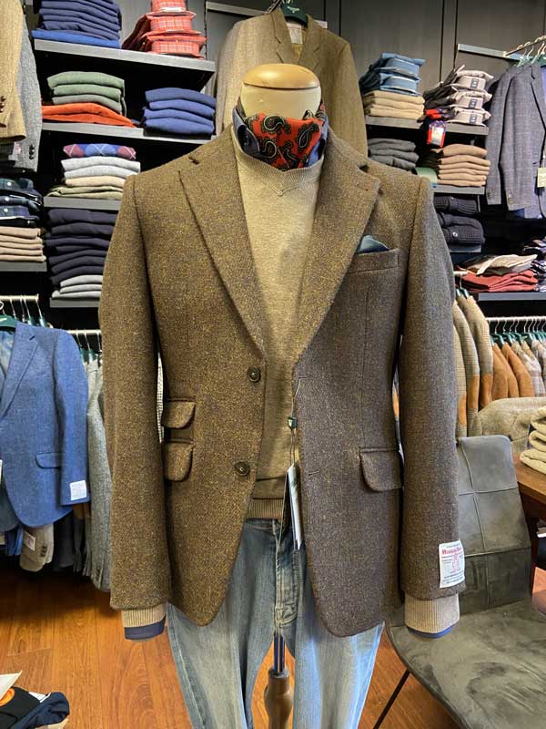 Harris Tweed Jacket London In Tweed Shadow - Afbeelding 5