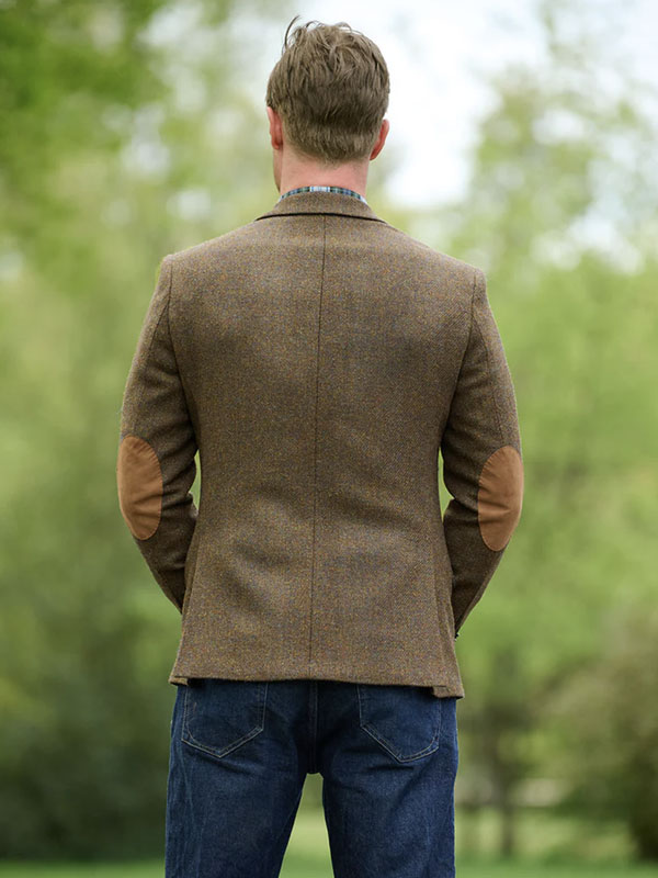 Harris Tweed Jacket London In Tweed Shadow - Afbeelding 3